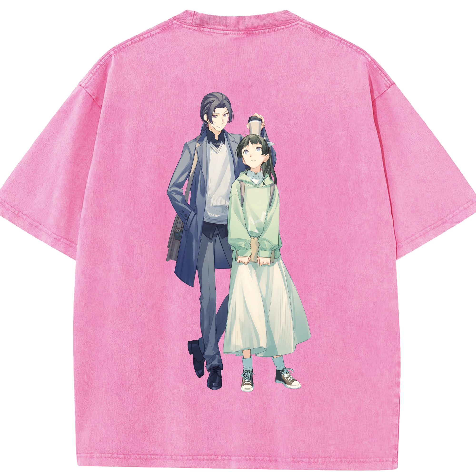 （画像用） 薬屋のひとりごと The Apothecary Diaries 綿100% ヴィンテージ風 半袖Tシャツ（背面プリント）